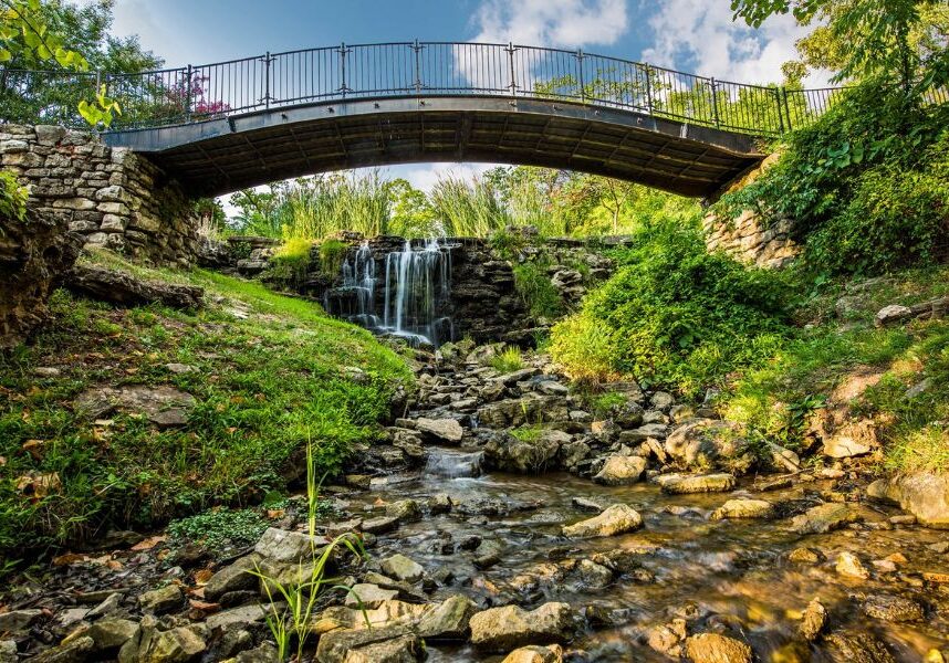 bridge and stream