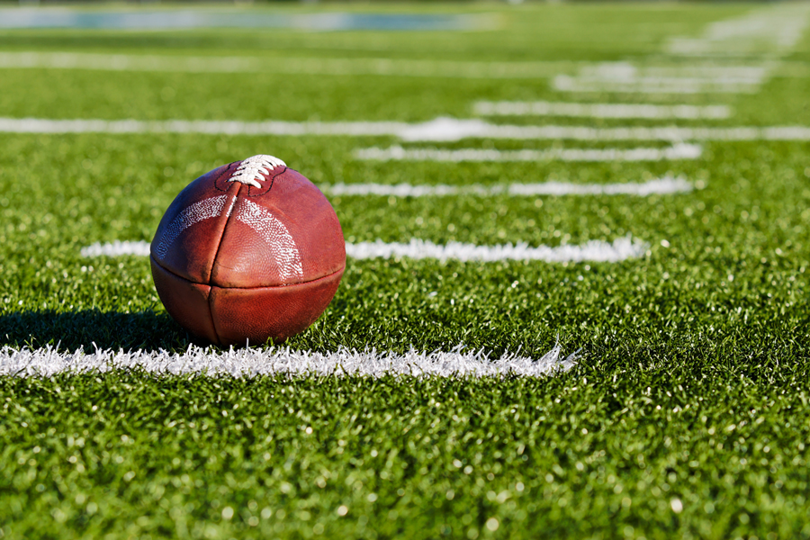 Football on field - Big Game Watch Party