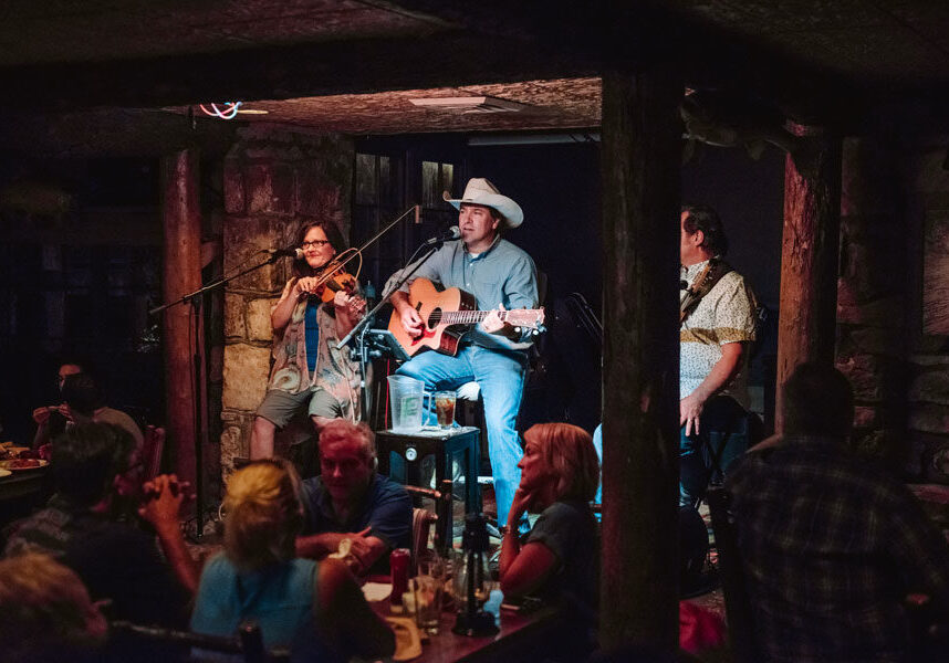 Buzzard Bar evening entertainment with vocalist and guitar player Clay at Big Cedar
