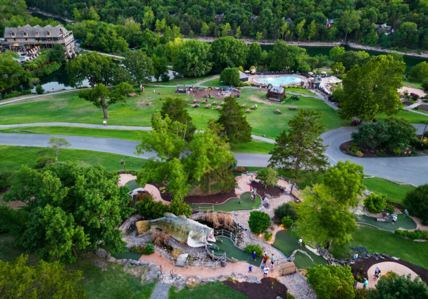 Mini golf at Big Cedar Lodge