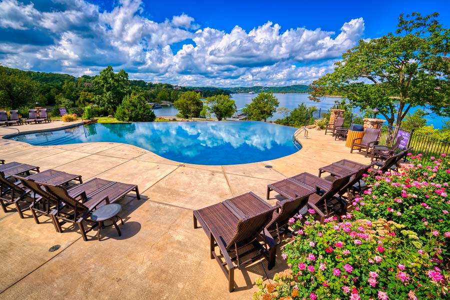 Infinity pool at Lakeside Cottages Infinity pool at Lakeside Cottages are included in your stay at Big Cedar Lodge