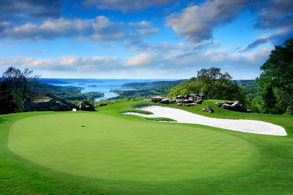 Top of the Rock Golf Course - Hole 1 - Golf at Big Cedar Lodge